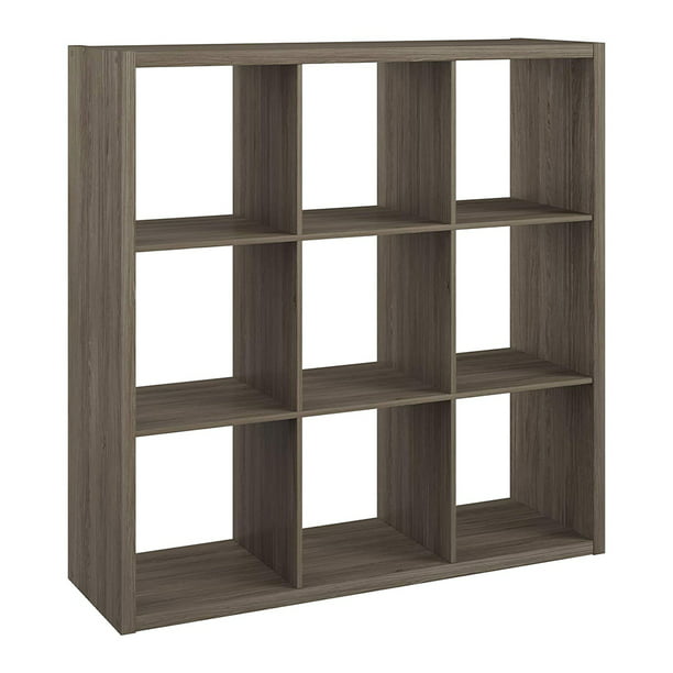 Two Adjustable Shelves Bookcase Home Storage Organizer Back Panel Soft White New
